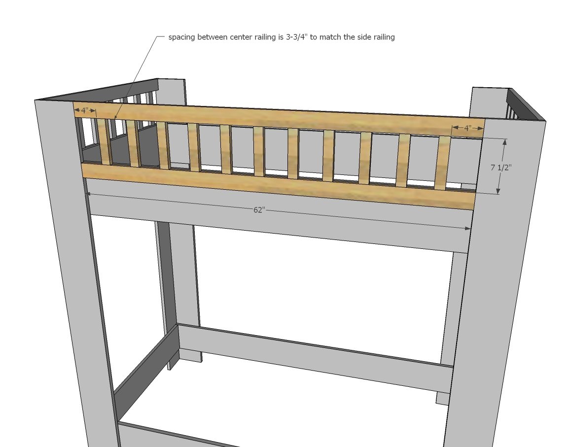Ana White Rustic Modern Bunk Bed Diy Projects